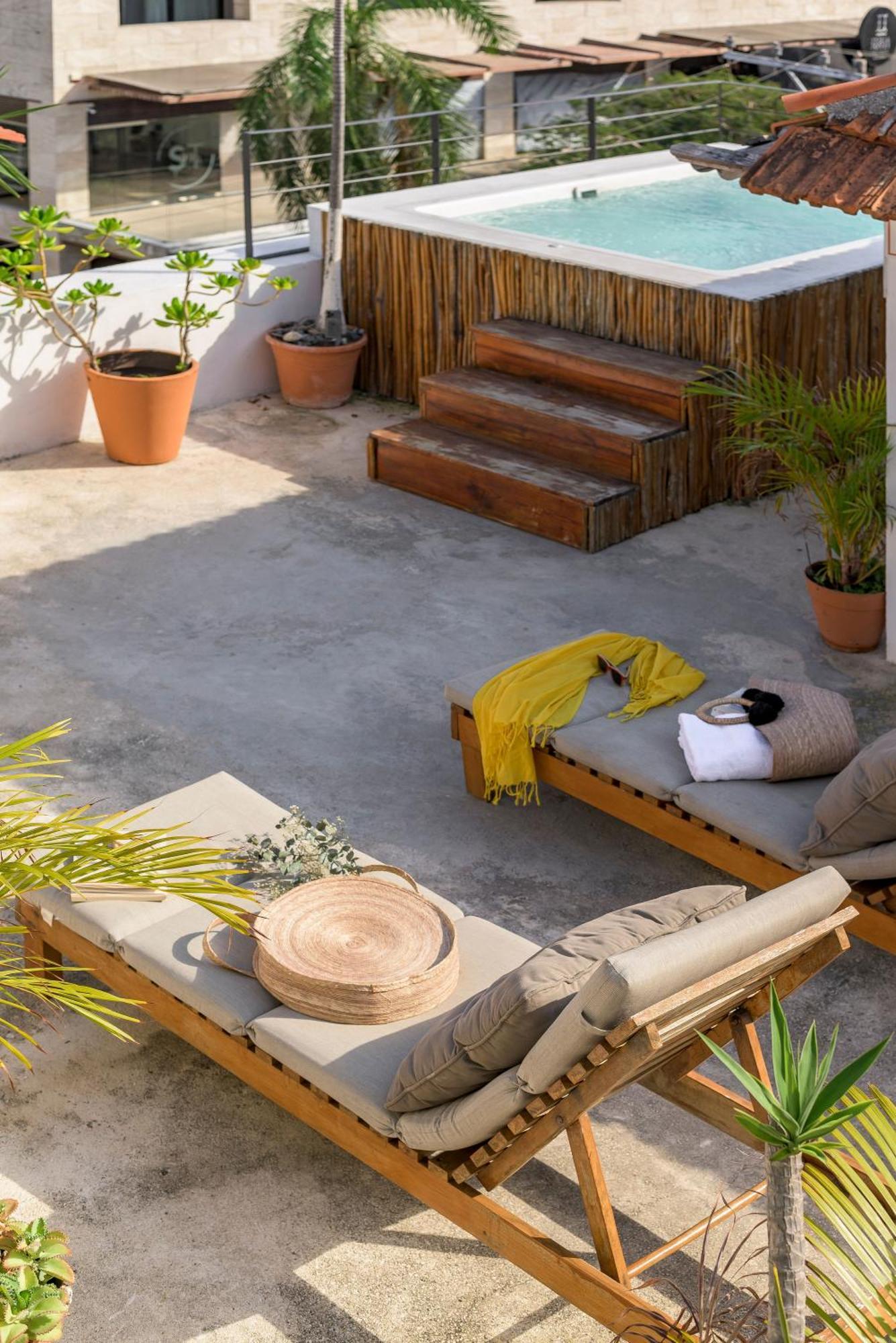 Hotel Banana Boutique & Spa - 5Th Av Плая-дель-Кармен Экстерьер фото